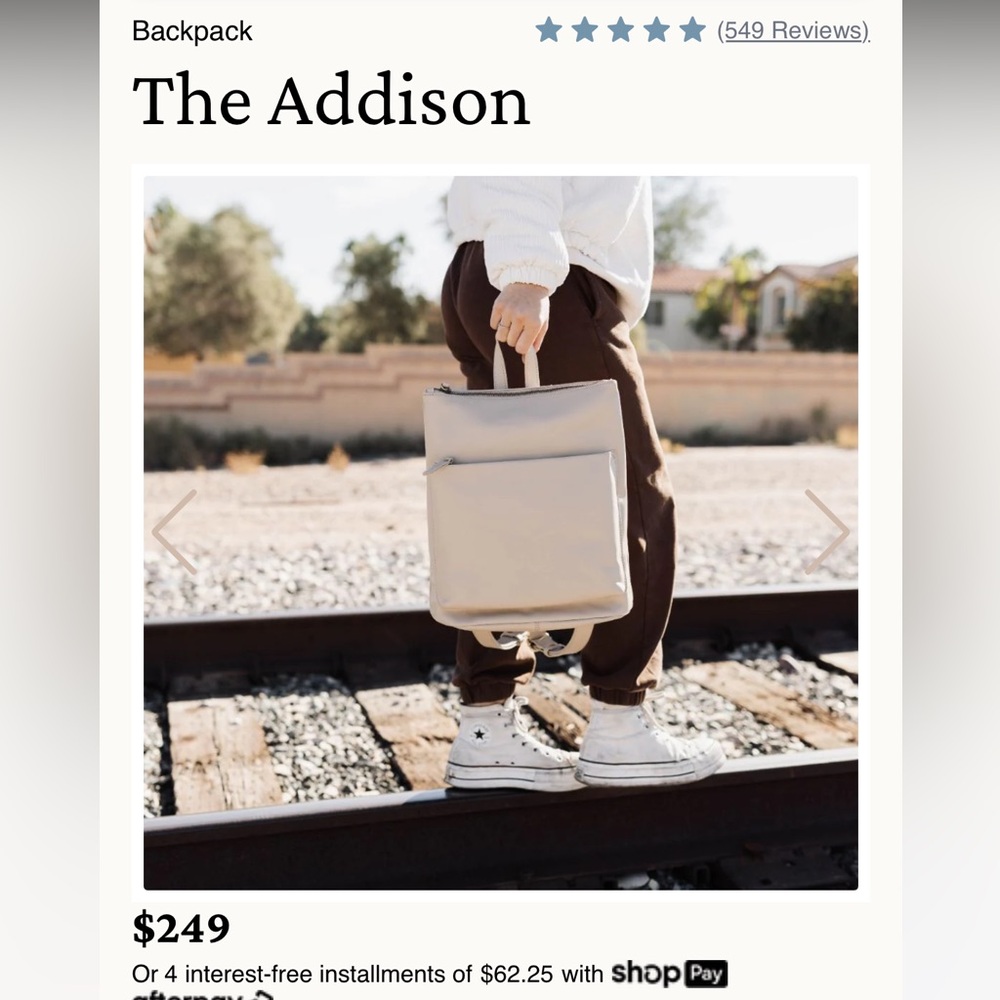Andar Addison Backpack - Picture 14 of 16